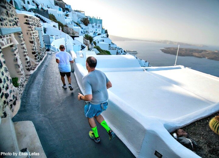 Running Santorini Experience EliasLefas